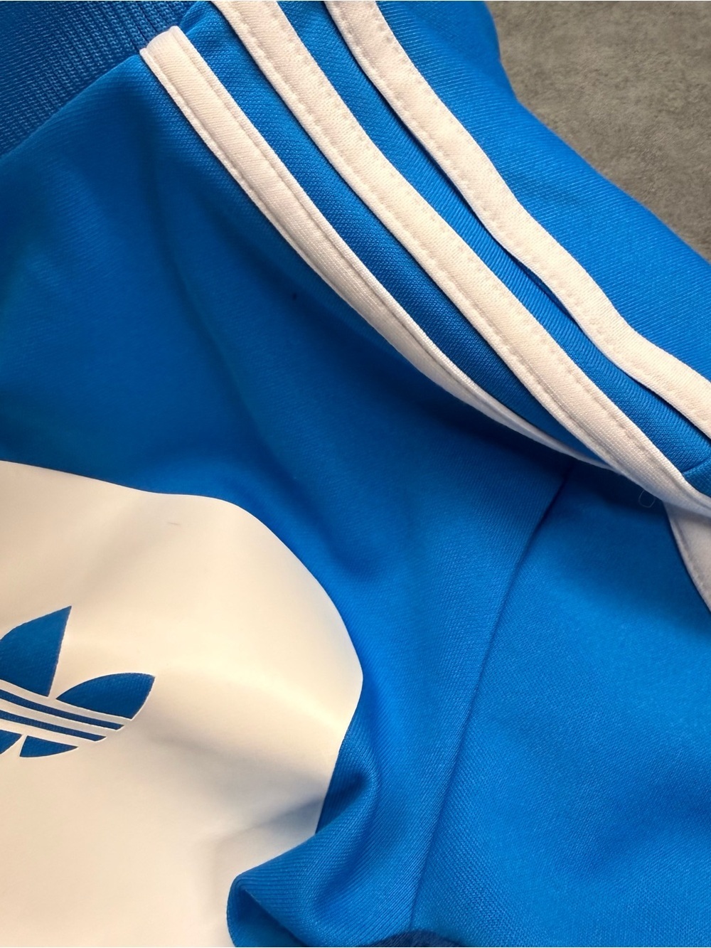 adidas Y2K Blue warm up jacket (2011) with White Trim - Picture 6 of 14